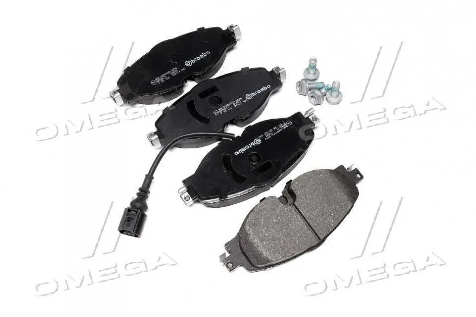 Колодка торм. диск. SKODA OCTAVIA 1.2-2.0TDI 2012-,VW GOLF VII 1.2-2.0TDI 2012- передн. (пр-во BREMB BREMBO P85 126 (фото 1)