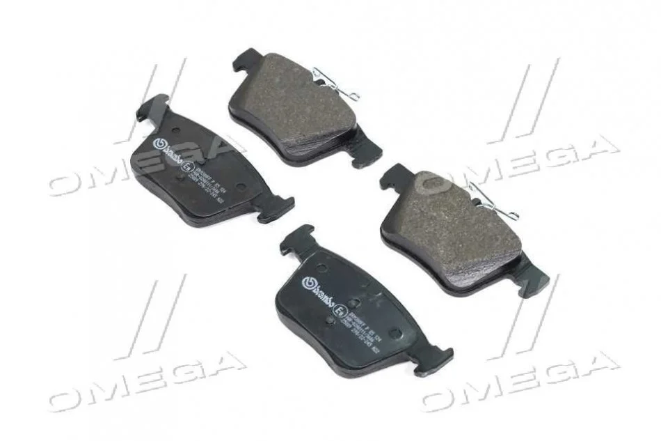 Колодка торм. диск. VW GOLF VII 2.0 2013-,AUDI A3 2012- задн. (пр-во) BREMBO P85 124 (фото 1)