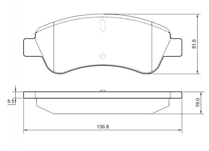 Колодки тормозные дисковые, к-кт. STARLINE BD S842P (фото 1)