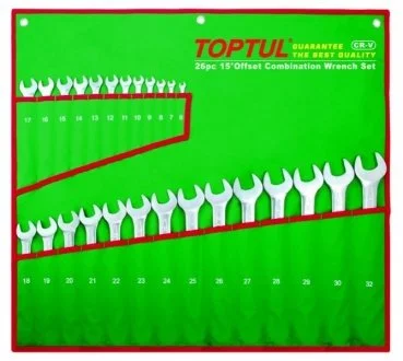 Набір ключів комбінованих TOPTUL GAAA2604