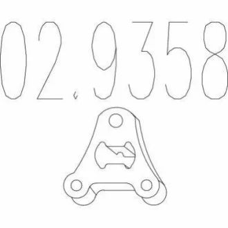 Гумовий елемент кріплення MTS 02.9358