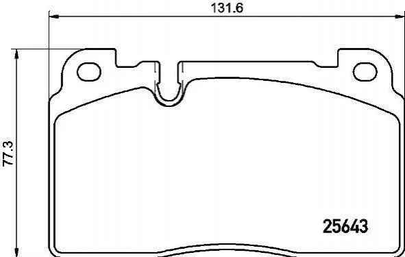 Гальмівні колодки дискові BREMBO P85 133 (фото 1)