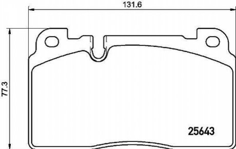 Гальмівні колодки дискові BREMBO P85 133