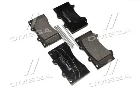 Колодка торм. диск. Nissan PATROL III (Y62) 10- передн. (пр-во) BREMBO P56 081