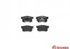 Колодка гальм. диск. HONDA ACCORD, CR-V задн. (вир-во) BREMBO P28 061 (фото 1)