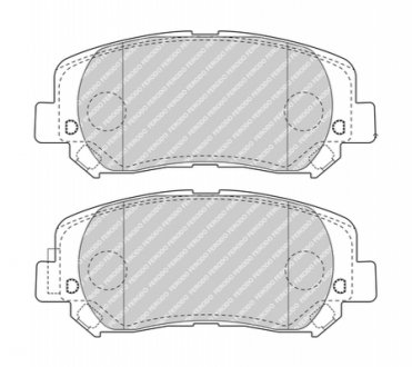 Гальмівні колодки дискові FERODO FDB4999