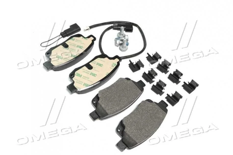 Колодка торм. диск. FORD TRANSIT, задн. (пр-во) BREMBO P24 066 (фото 1)