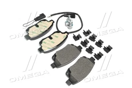 Колодка торм. диск. FORD TRANSIT, задн. (пр-во) BREMBO P24 066