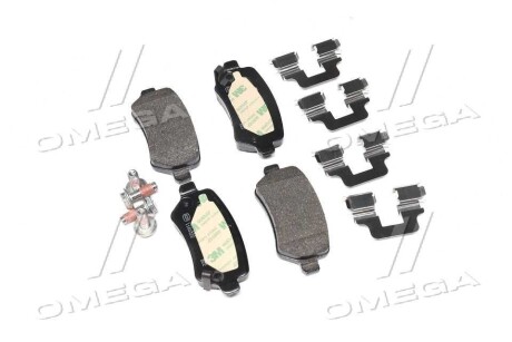 Колодка торм. диск. OPEL ASTRA G задн. BREMBO P59 038