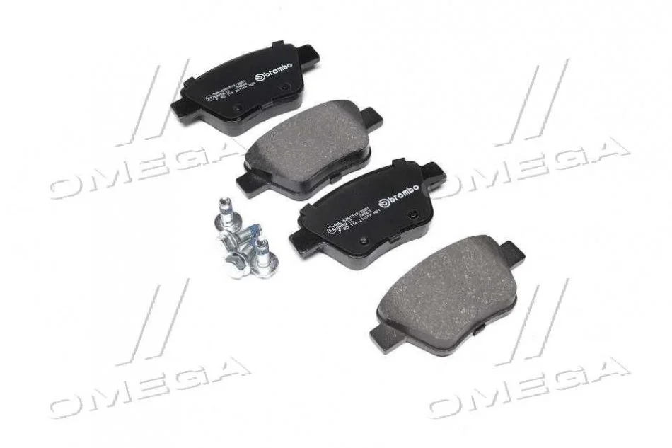 Колодка торм. диск. SKODA OCTAVIA, YETI задн. (пр-во) BREMBO P85 114 (фото 1)