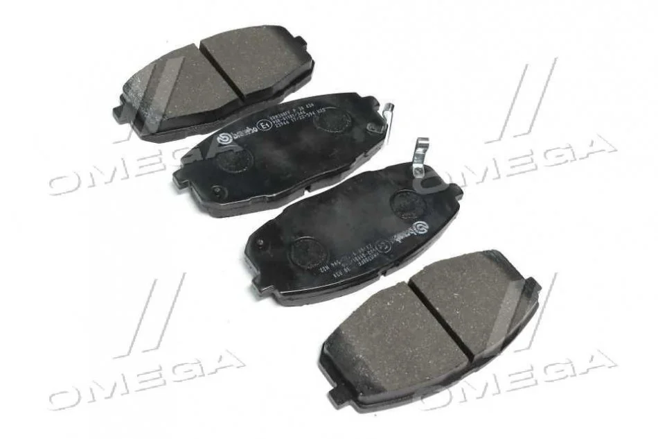 Колодка торм. диск. HYUNDAI i30, KIA CEE\'D передн. (пр-во) BREMBO P30 034 (фото 1)