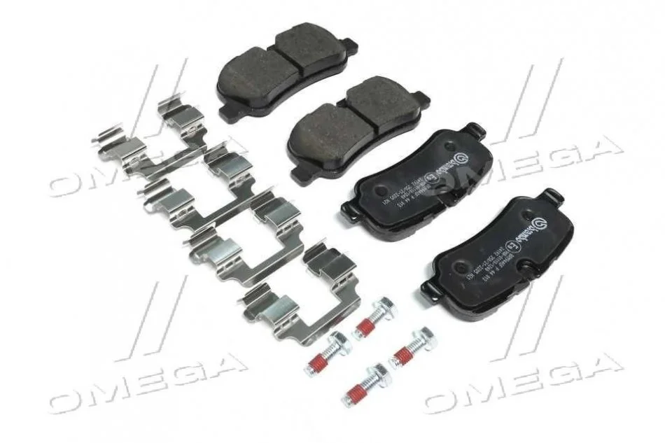 Колодка торм. диск. LAND ROVER задн. (пр-во) BREMBO P44 013 (фото 1)