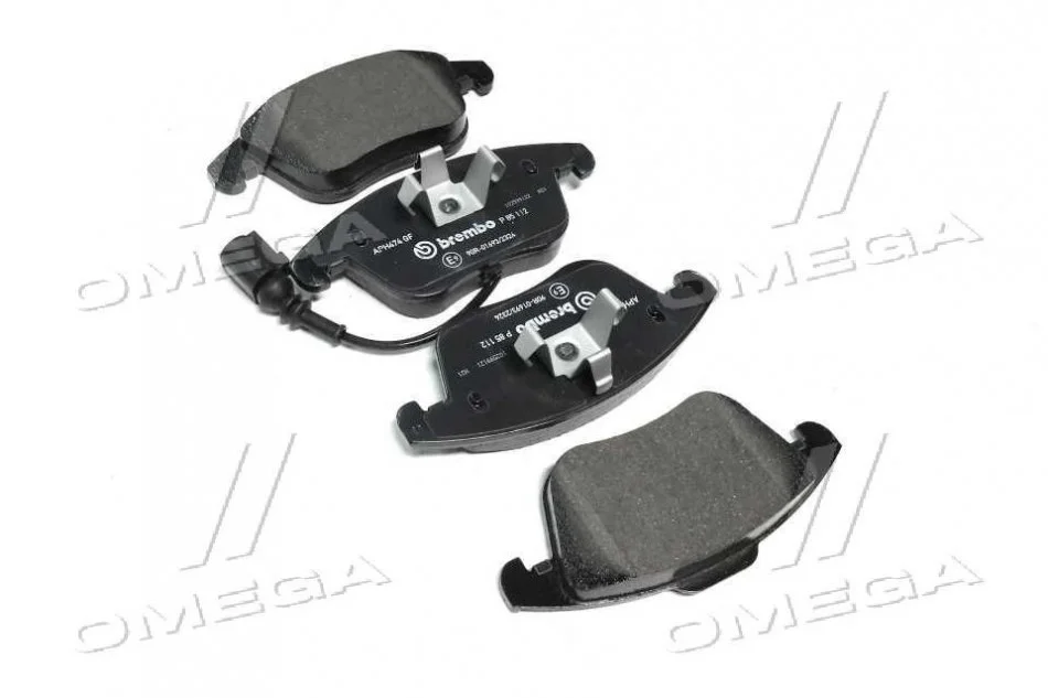 Колодка торм. диск. AUDI Q3 (06/11-) передн. (пр-во) BREMBO P85 112 (фото 1)