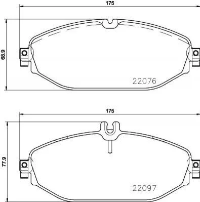 Гальмівні колодки дискові BREMBO P50 124 (фото 1)
