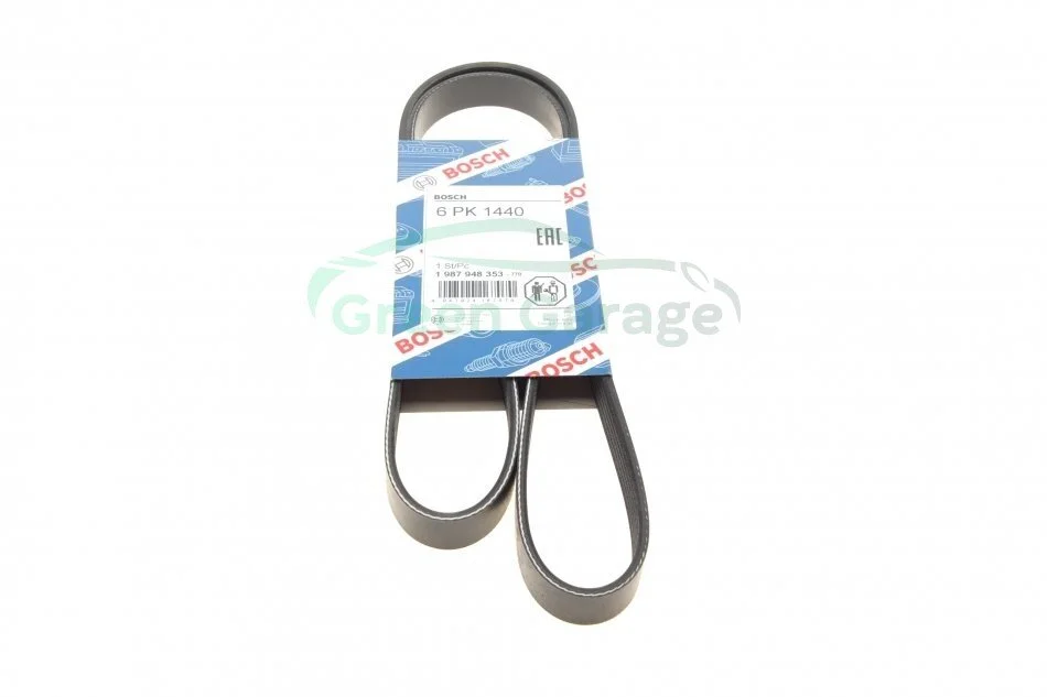 Ремень п-клиновой 6 pk 1440 (пр-во Bosch) BOSCH 1 987 948 353 (фото 1)