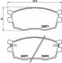 Колодка торм. диск. HYUNDAI ACCENT, KIA RIO II передн. (пр-во) BREMBO P30 026 (фото 1)