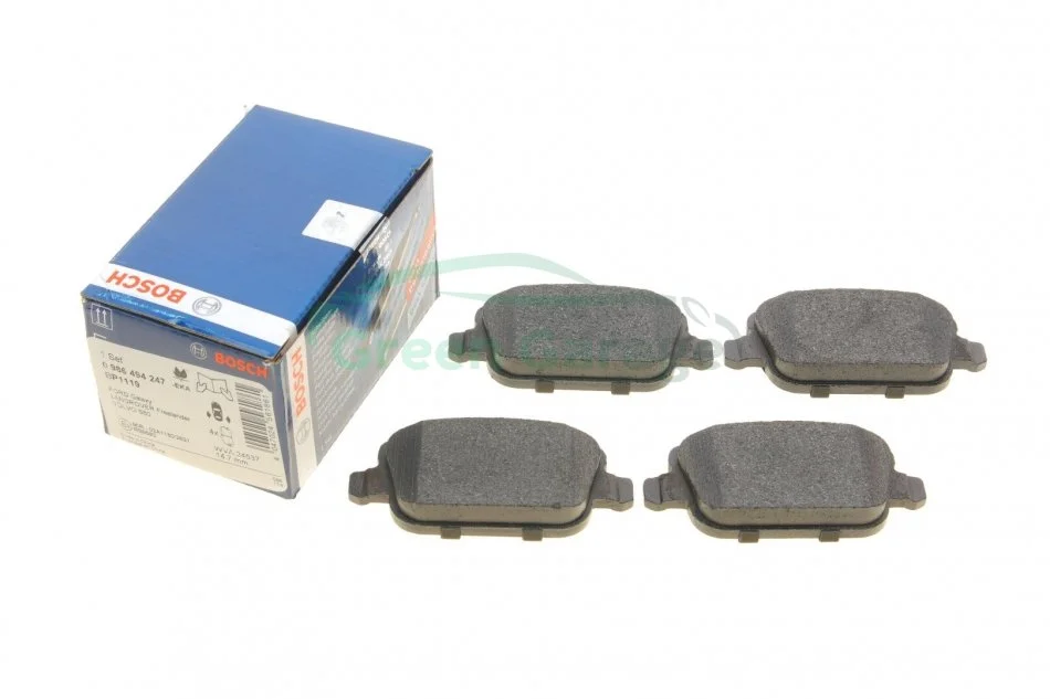 Колодка торм. диск. FORD KUGA задн. (пр-во Bosch) BOSCH 0986494247 (фото 1)
