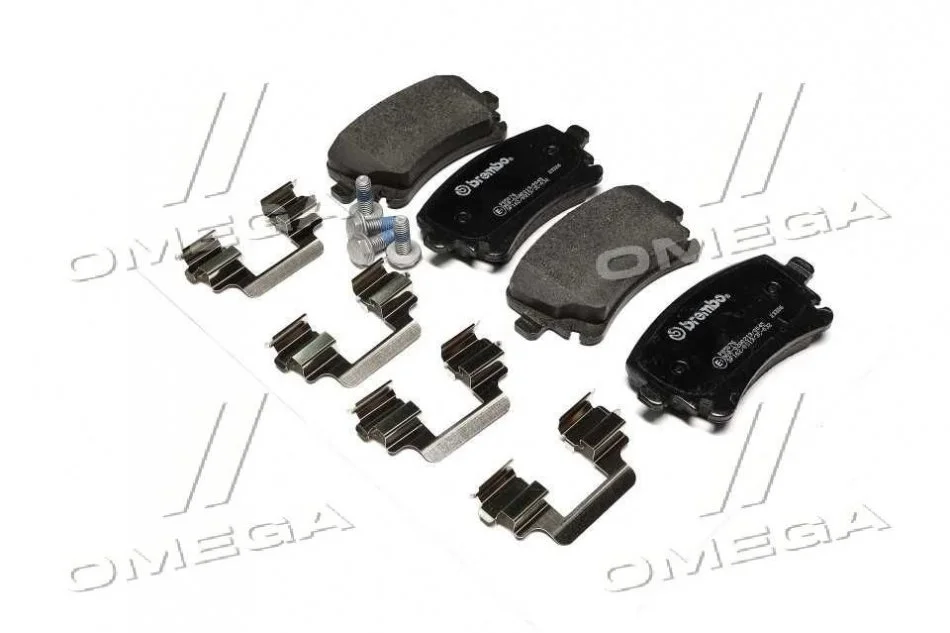 Колодка торм. диск. AUDI, VW T5 задн. (пр-во) BREMBO P85 076 (фото 1)