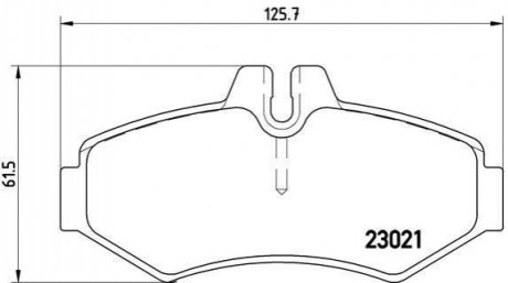 Гальмівні колодки дискові BREMBO P50 020