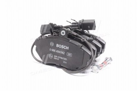 Гальмівні колодки дискові BOSCH 0986494042 (фото 1)