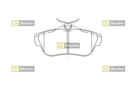 Гальмівні колодки дискові STARLINE BD S515