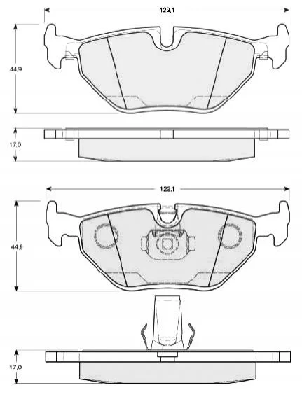 Колодки тормозные дисковые, к-кт. STARLINE BD S819P (фото 1)