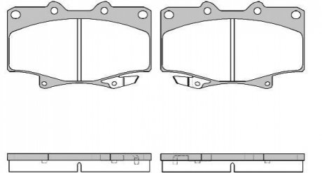 Гальмівні колодки дискові ROADHOUSE 2429.04