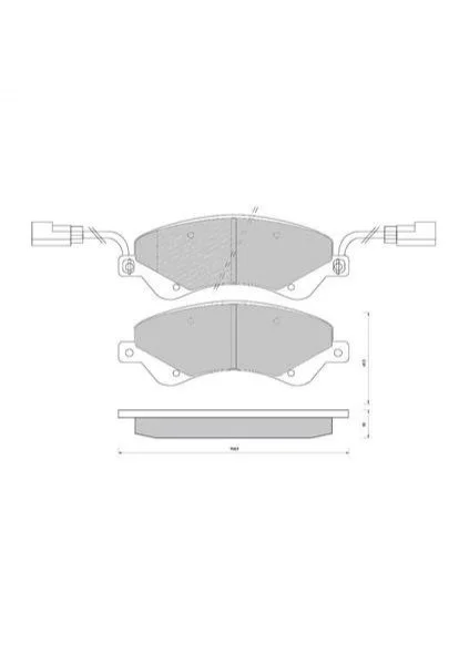 Гальмівні колодки дискові STARLINE BD S849P (фото 1)