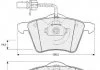 Гальмівні колодки дискові STARLINE BD S354 (фото 1)