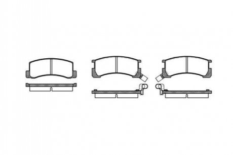 Гальмівні колодки дискові ROADHOUSE 2185.02