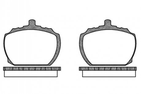 Гальмівні колодки дискові ROADHOUSE 2058.10