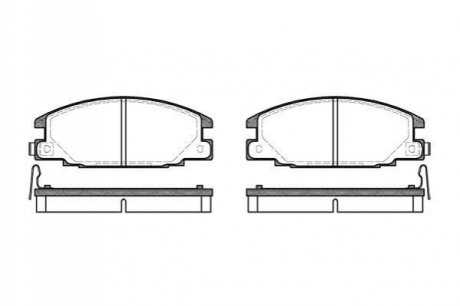 Гальмівні колодки дискові ROADHOUSE 2238.04