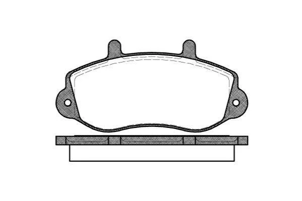 Гальмівні колодки дискові ROADHOUSE 2677.00 (фото 1)
