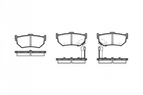 Гальмівні колодки дискові ROADHOUSE 2183.02