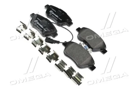 Колодка торм. диск. CITROEN NEMO, FIAT BRAVO, STILO передн. (пр-во) BREMBO P23 085