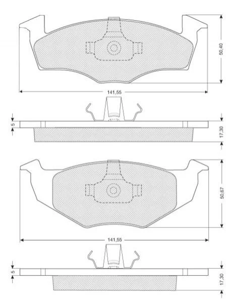 Гальмівні колодки дискові STARLINE BD S006S (фото 1)