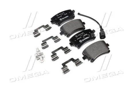 Колодка торм. диск. VW T5 (7HM), T5 (7HB, 7HJ) задн. (пр-во) BREMBO P85 083