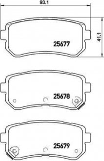 Гальмівні колодки дискові BREMBO P30 068