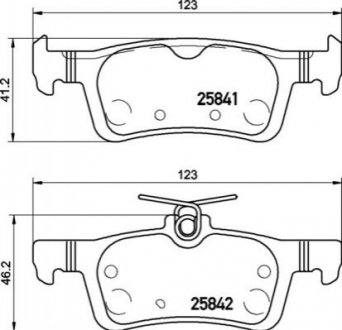 Гальмівні колодки дискові BREMBO P24 204