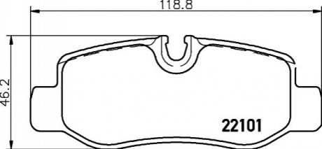 Гальмівні колодки дискові BREMBO P50 126