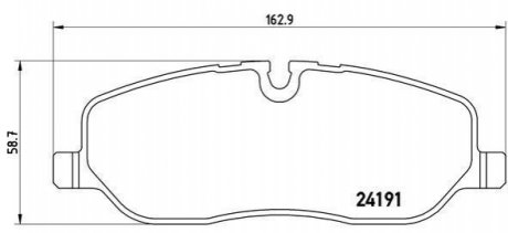 Гальмівні колодки дискові BREMBO P44 014 (фото 1)