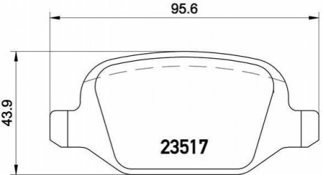 Гальмівні колодки дискові BREMBO P23 065