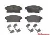 Колодка торм. диск. CHEVROLET CRUZE 1.6-2.0CDI 05/09- передн. (пр-во) BREMBO P59 077 (фото 2)