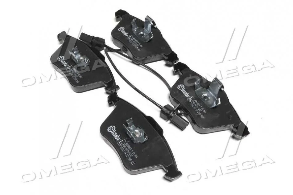Колодка торм. диск. AUDI A4, A6, ALLROAD передн. (пр-во) BREMBO P85 084 (фото 1)