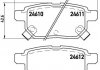 Колодка гальм. диск. TOYOTA AURIS задн. BREMBO P83 083 (фото 1)