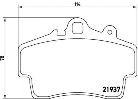 Гальмівні колодки дискові BREMBO P65 007