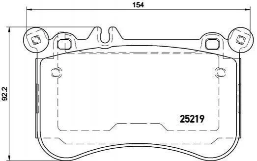 Гальмівні колодки дискові BREMBO P50 098 (фото 1)