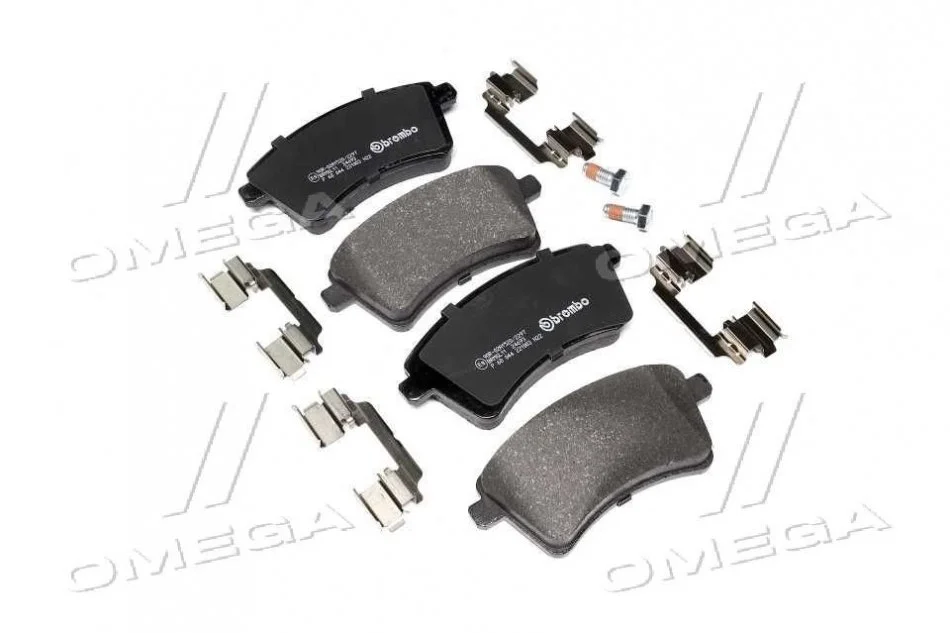 Комплект гальмівних колодок з 4 шт. дисків BREMBO P68 044 (фото 1)