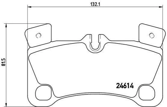 Гальмівні колодки дискові BREMBO P85 103 (фото 1)