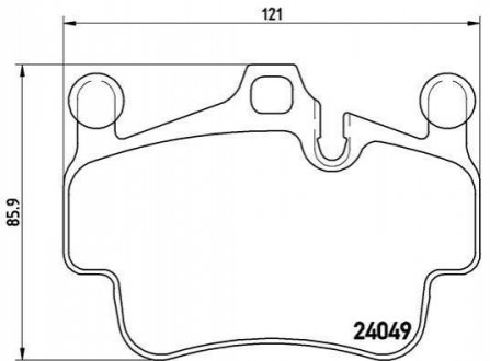 Гальмівні колодки дискові BREMBO P65 014